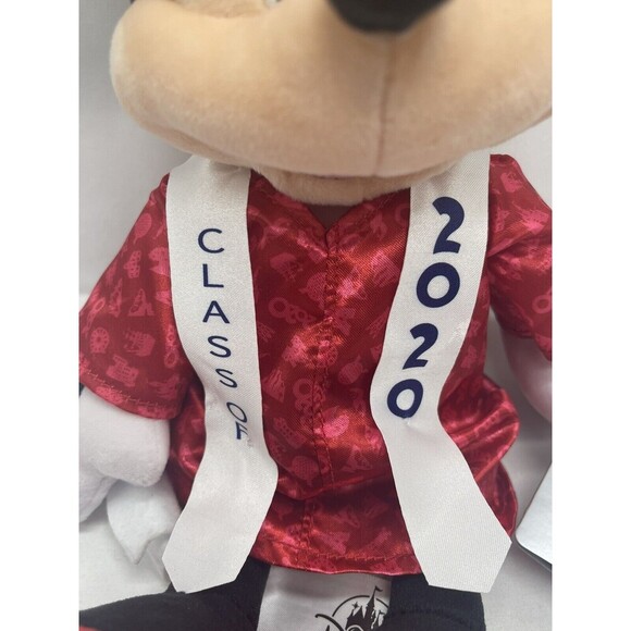 Disney Parks Minnie Mouse Graduation Class 2020 Plush Stuffed Animal New w Tag - Picture 6 of 16